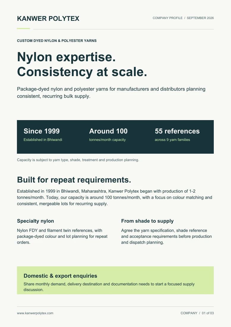 Page 1: Company overview
